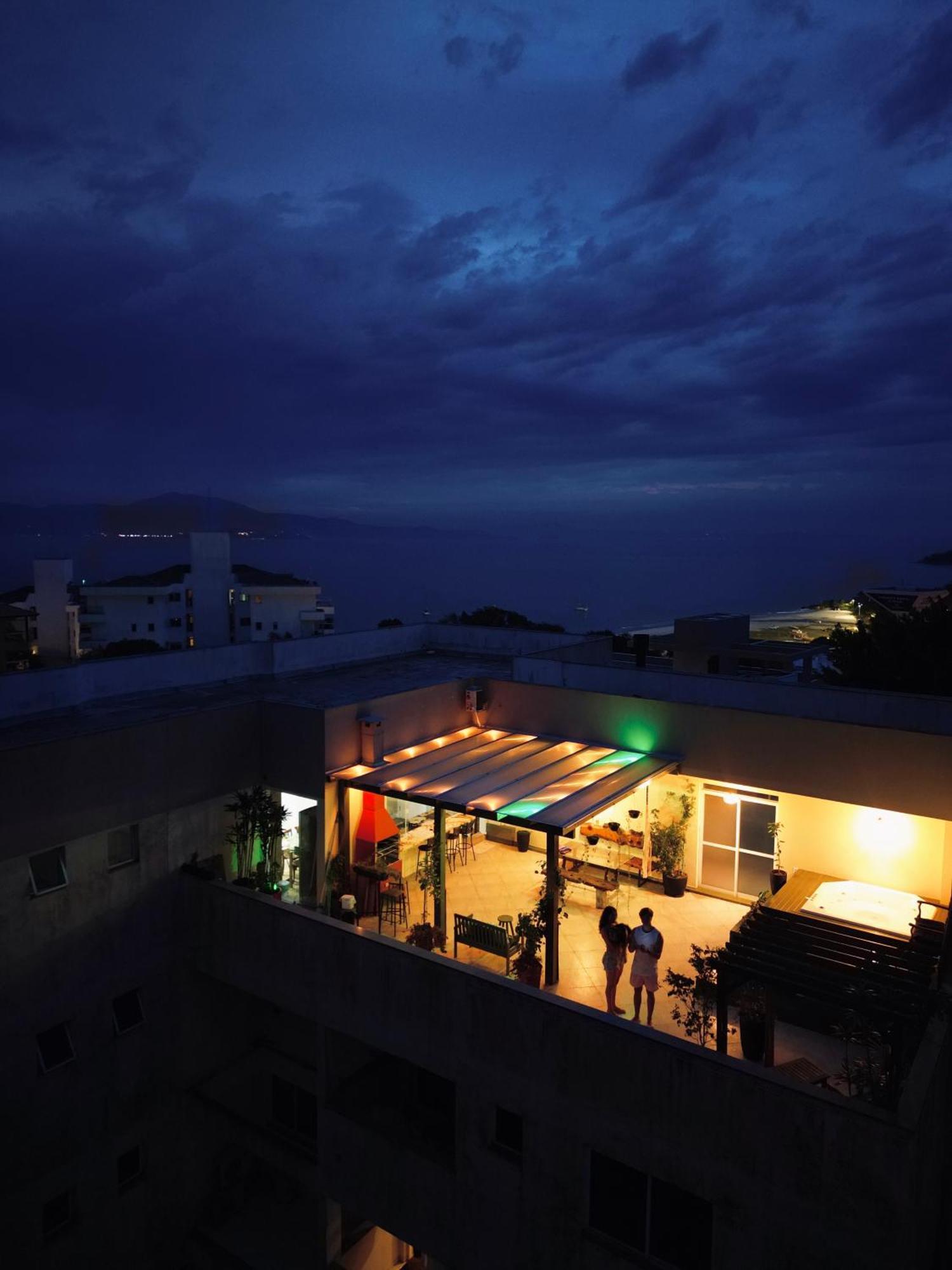 Florianópolis Jurere Cobertura 400M Do Mar Vista Linda 아파트 외부 사진