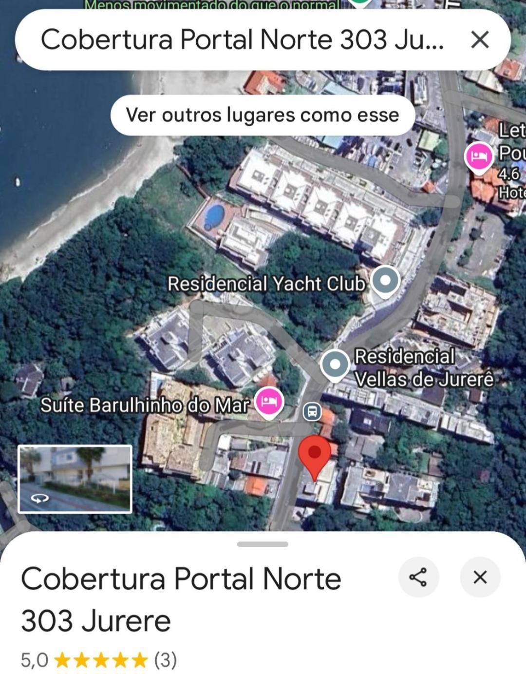 Florianópolis Jurere Cobertura 400M Do Mar Vista Linda 아파트 외부 사진